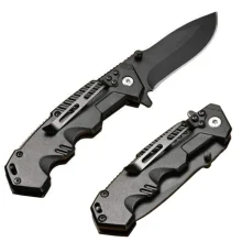 Black Pocket Knife 
with Belt Clip 
Large 20cm