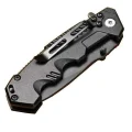 Black folding knife folded 1