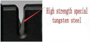 High strength tungsten steel