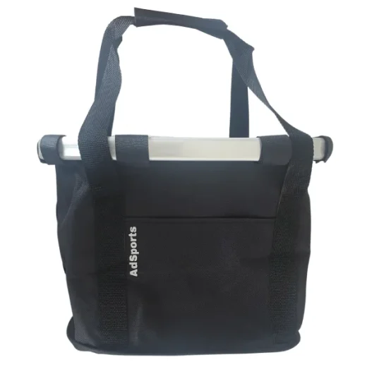 Adpsort collapsible bike basket with carry straps 1