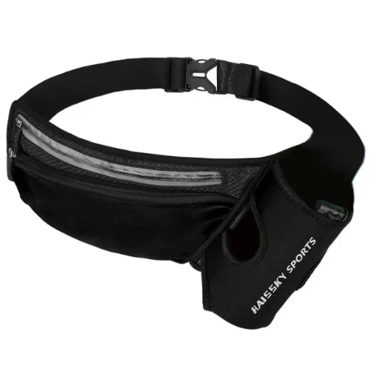 Waist pack with bottle holder 1