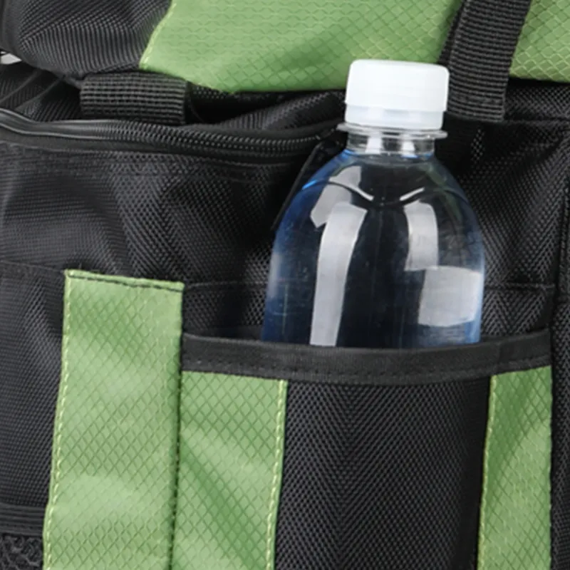 bicycle pannier bag with drink bottle pocket