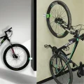 Mountain Bike Mounted to Garage Wall 1