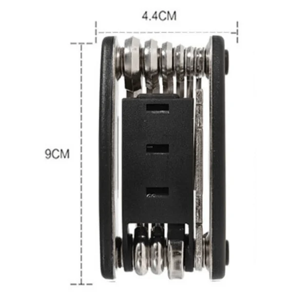 Mountain bike tool set dimensions 1