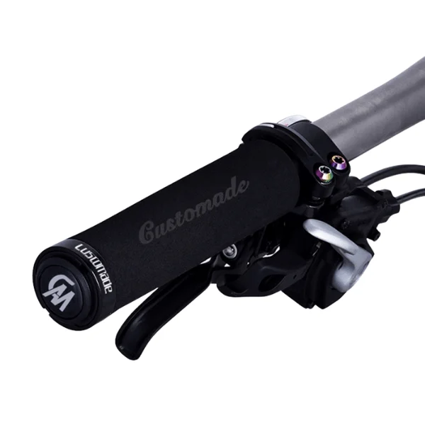 Black Handlebar Grips Foam on Bike