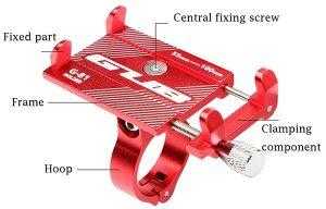 phone mount exploded view