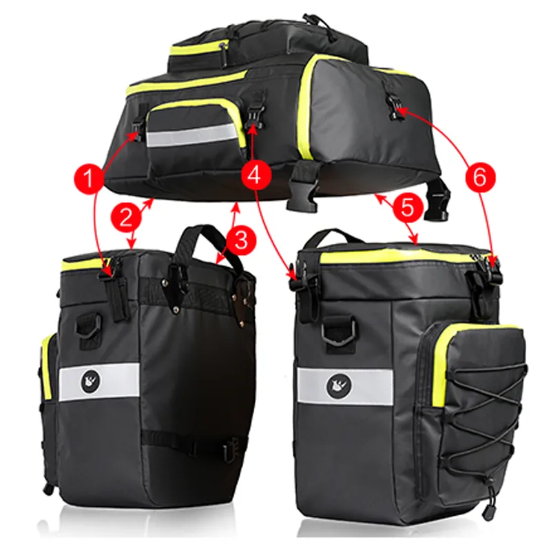 modular pannier bag system