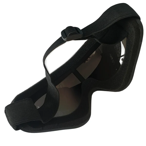 coloured ski goggles from inside 1