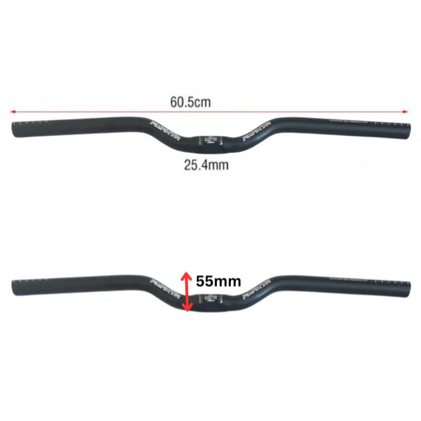 Mountain Bike Riser Bars 600mm Adsports NZ