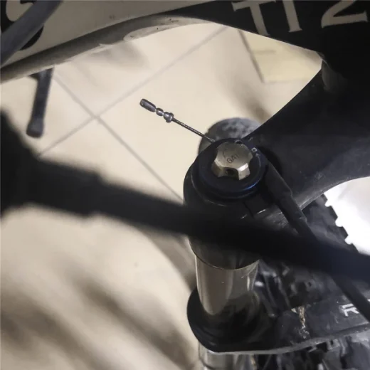 Bike cable capped