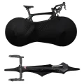 Top and side views of bike cover on road bike