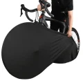 putting cover on bicycle