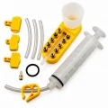 Bike Brake Bleed Kit with Brass Adaptors and Funnel