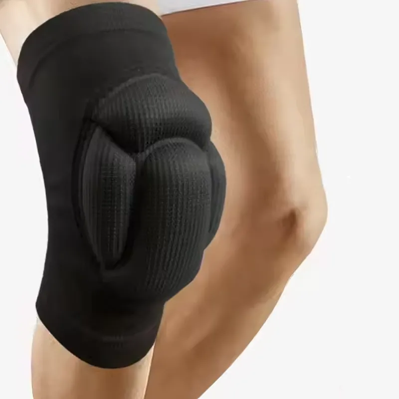 knee protection pad on leg