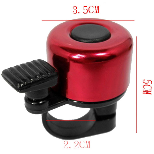 red bike bell dimensions