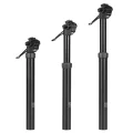 variable height dropper post with under seat switch