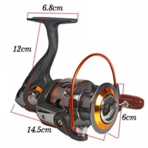 DK6000 Spinning Reel Dimensions 1