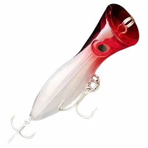 Fishing Popper Lure 120 mm | 40 grams Black Red Silver
