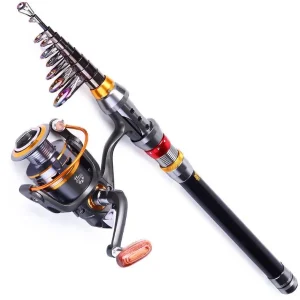 Telescopic Rod and Reel Combo 2.1M + DK2000