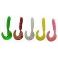 Soft Plastic Curly Tail Grubs assorted colours 1