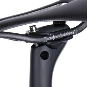 carbon seatpost with seat fitted