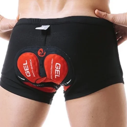 bike underwear back model view