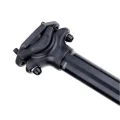 close up of dropper post seat mount