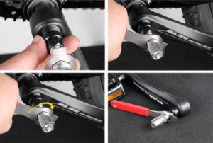 how to remove bike crank