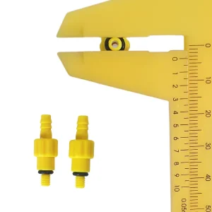 Brake bleed connector size measurements 1