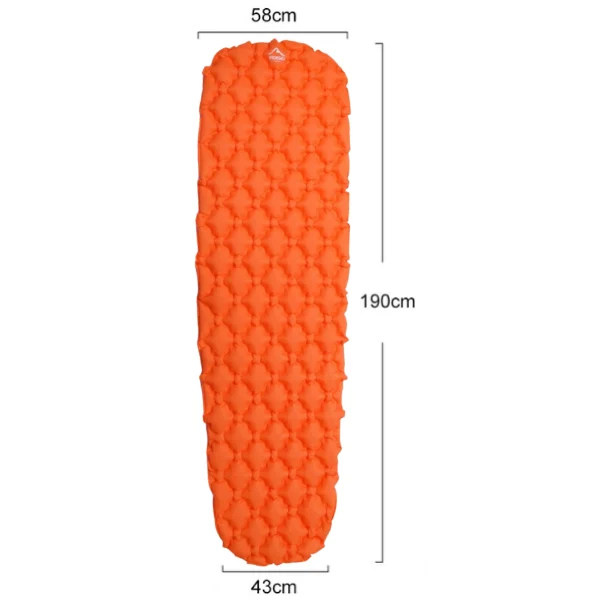 orange sleeping pad dimensions