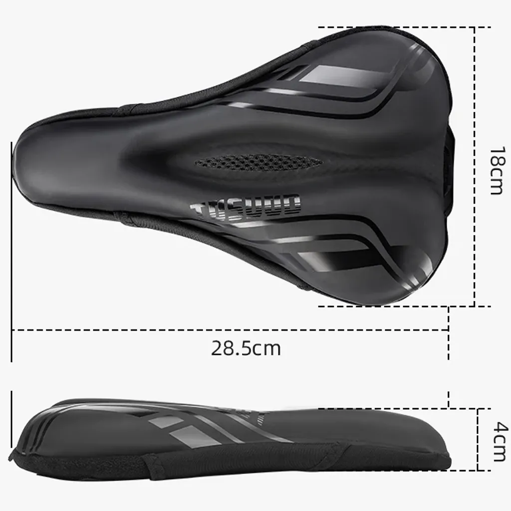 silicon gel bicycle saddle cover dimensions
