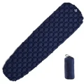 navy blue ultralight hiking mattress