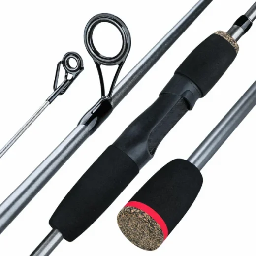 grey 5 section spinning rod