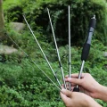spin rod held in hands
