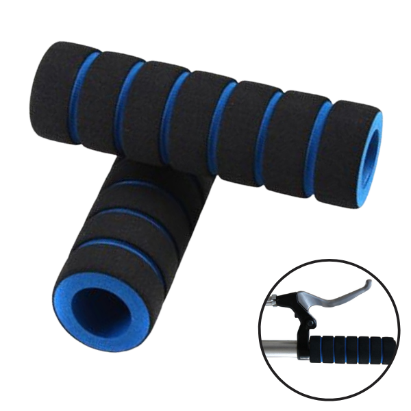Black Bike Grips for Handlebars Foam Grip Adsports BGR01Adsports NZ
