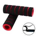 Foam Bike Grips for Bike Handlebars Red ASBGF105 R   Adsports NZ