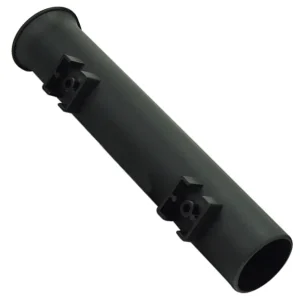 Rear view of fishing rod holder