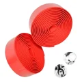 Bicycle Handlebar Tape Red EVA with Bar Ends