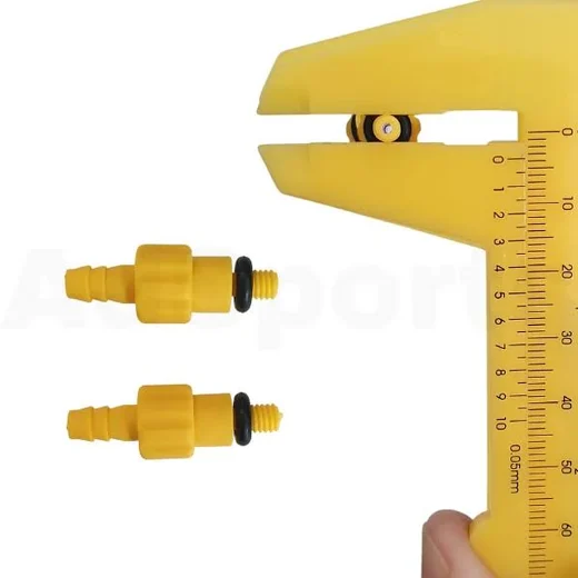 bicycle hydraulic brake bleed kit m4 barbed connectors