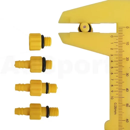 bicycle hydraulic brake bleed kit m5 m6 connector selection