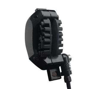 black 4 piston brake caliper