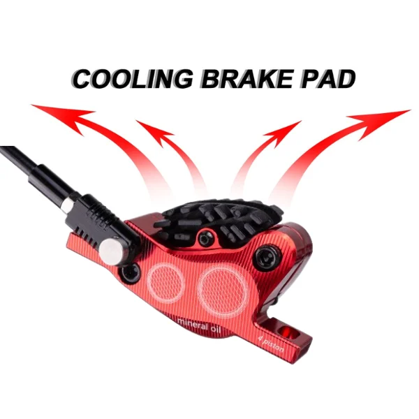 cooling brake pads red