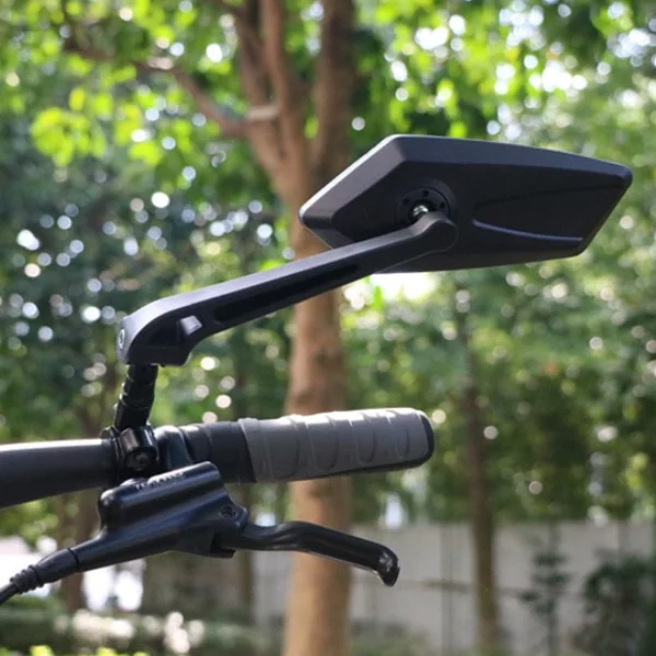 right bike rear mirror front bicycle view