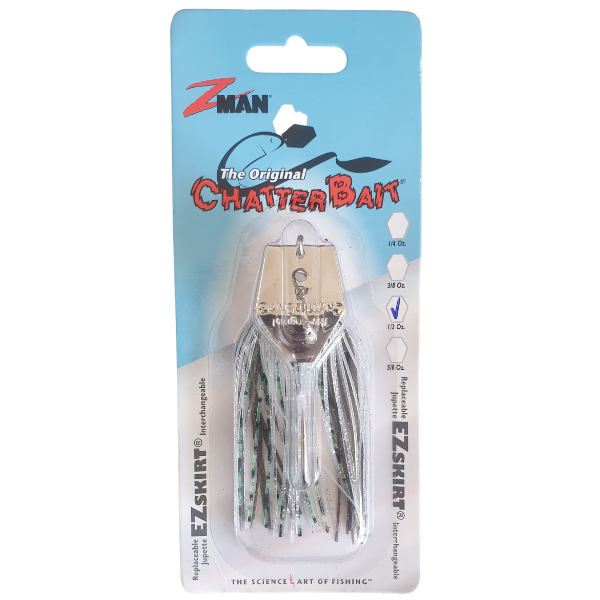 Greenback Shad CB12-72 Chatter Bait Z-Man Front packaged view