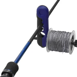 Spooling fishing line onto reel