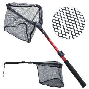Telescopic Landing Net Foldable 3 Section Suckerme SFN120R