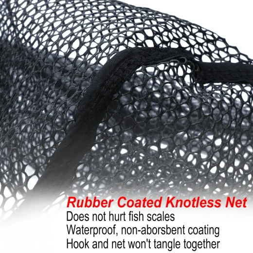 rubber coated netting close up image