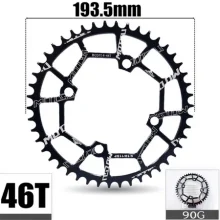 46T Narrow Wide 
Chainring 104BCD 
Bicycle Chain Ring