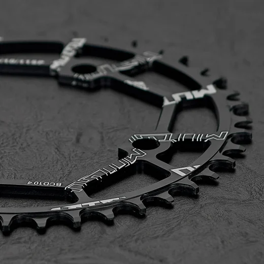 52T Chianring for bicycles black colour
