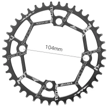 52T Narrow Wide 
Chainring 104BCD 
Bicycle Chain Ring